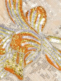 Esperanza Sequined Column Gown