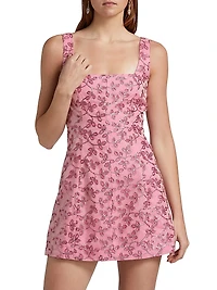 Brooke Sequined Organza Minidress