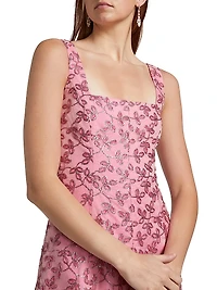 Brooke Sequined Organza Minidress
