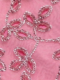 Brooke Sequined Organza Minidress