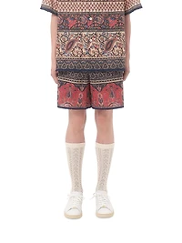 Bermuda Shorts with Voyage Imaginaire Print