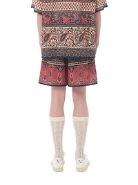 Bermuda Shorts with Voyage Imaginaire Print