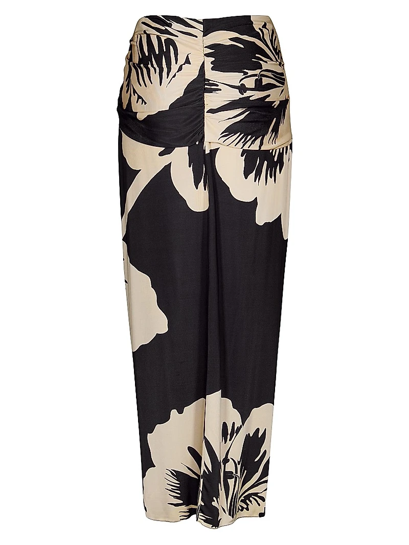 Luminosity Draped Ankle Skirt