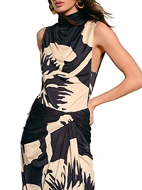 Luminosity Draped Ankle Skirt