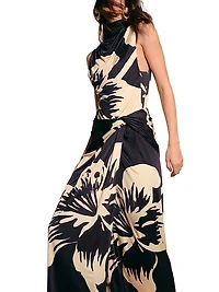 Luminosity Draped Ankle Skirt