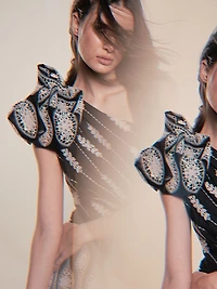 Micaela Celestial Matter One-Shoulder Minidress