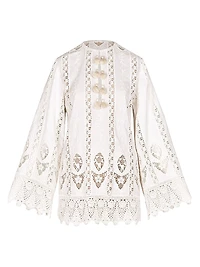 Micaela Vision Seeking Embroidered Minidress