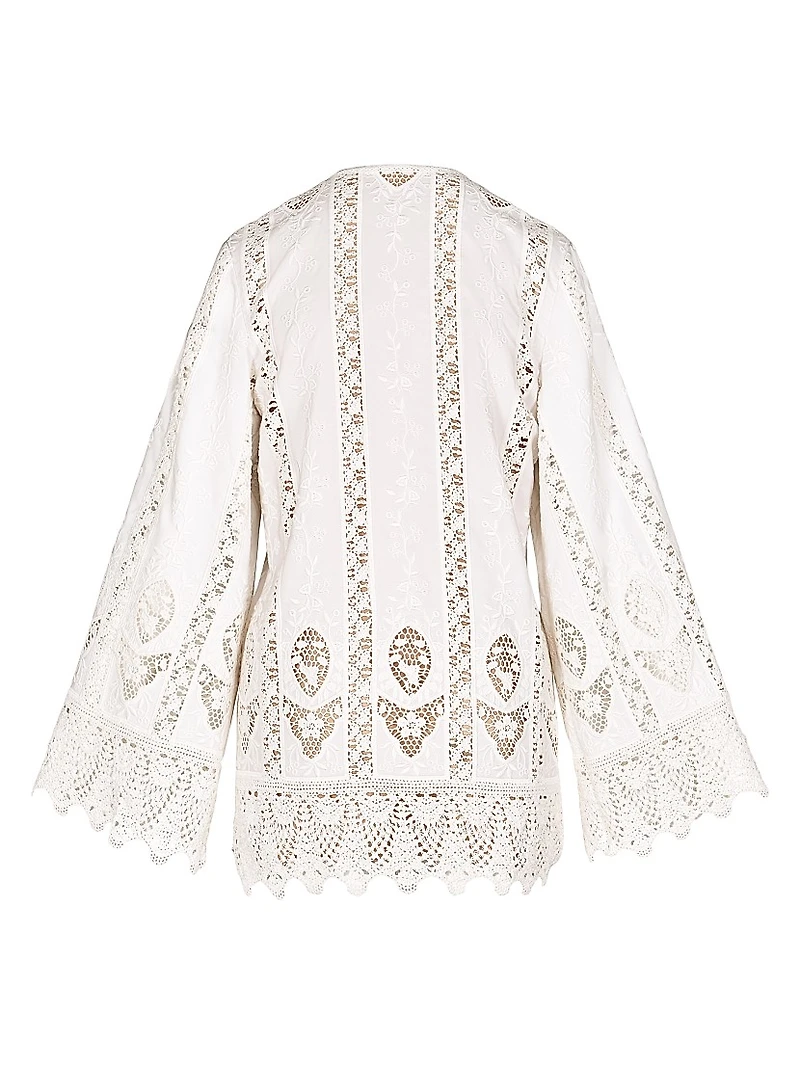 Micaela Vision Seeking Embroidered Minidress