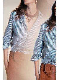 Micaela Sundown Leather Midi-Skirt