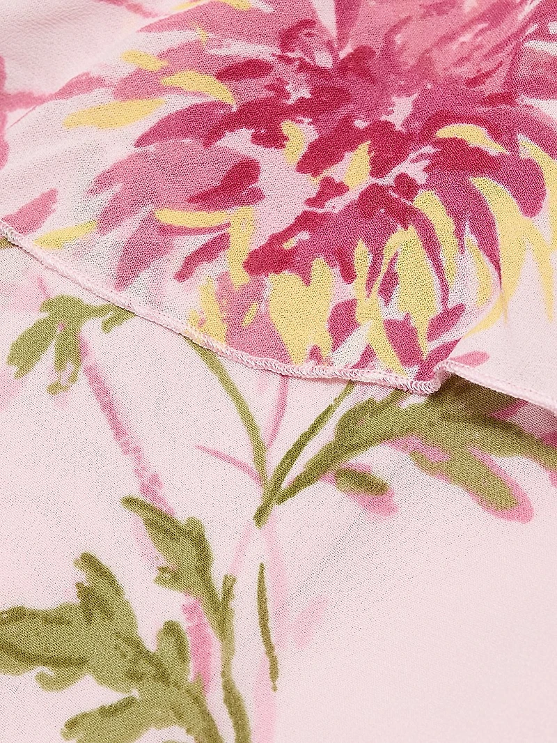 Tripoli Ruffle-Trim Maxi Dress