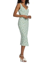 Beauden Daisy Crêpe Midi-Dress