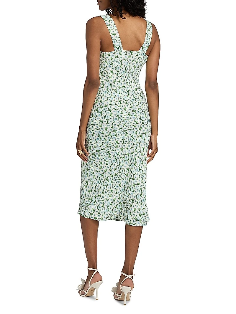 Beauden Daisy Crêpe Midi-Dress
