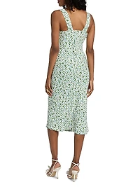 Beauden Daisy Crêpe Midi-Dress