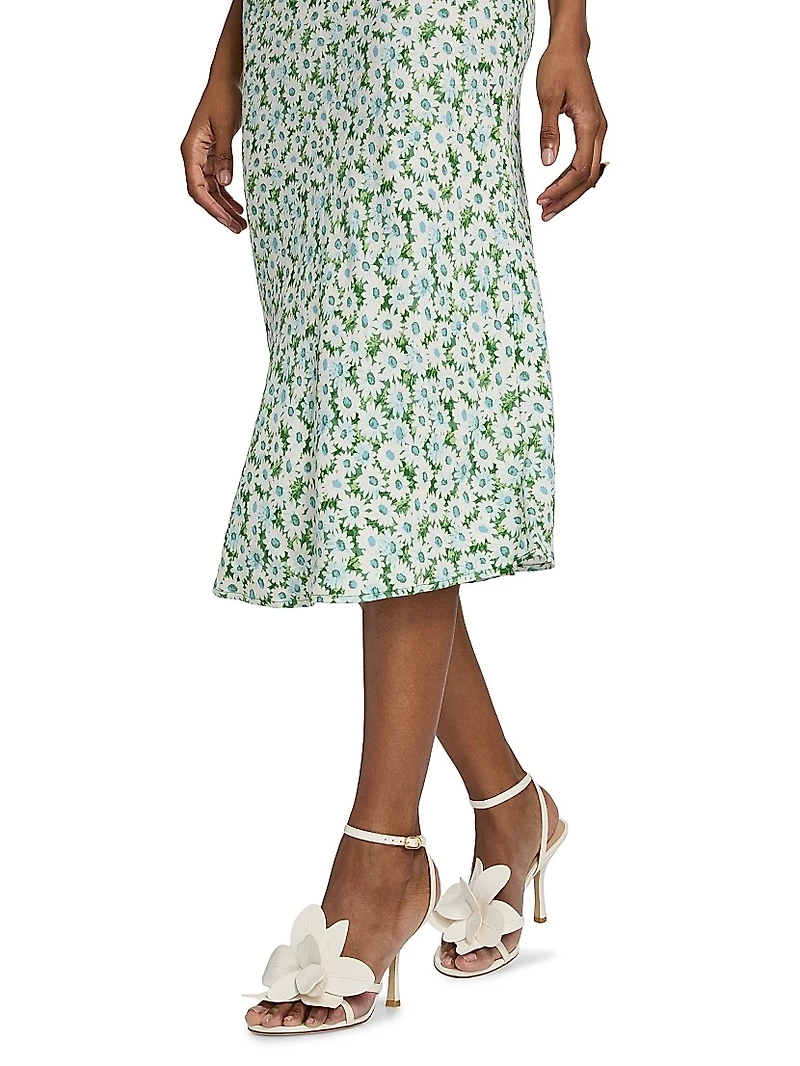 Beauden Daisy Crêpe Midi-Dress