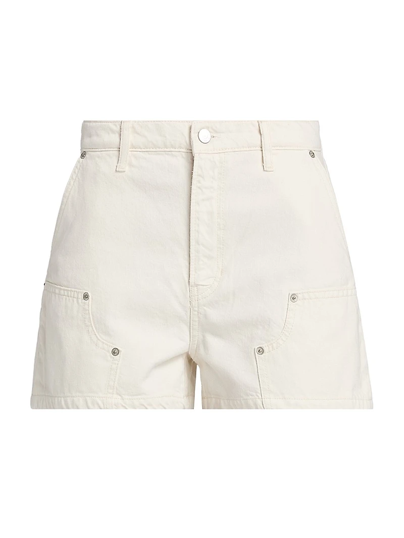 Blake High-Rise Utility Denim Shorts