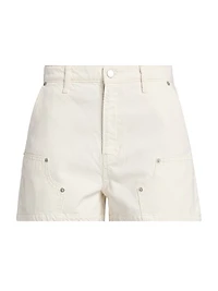 Blake High-Rise Utility Denim Shorts