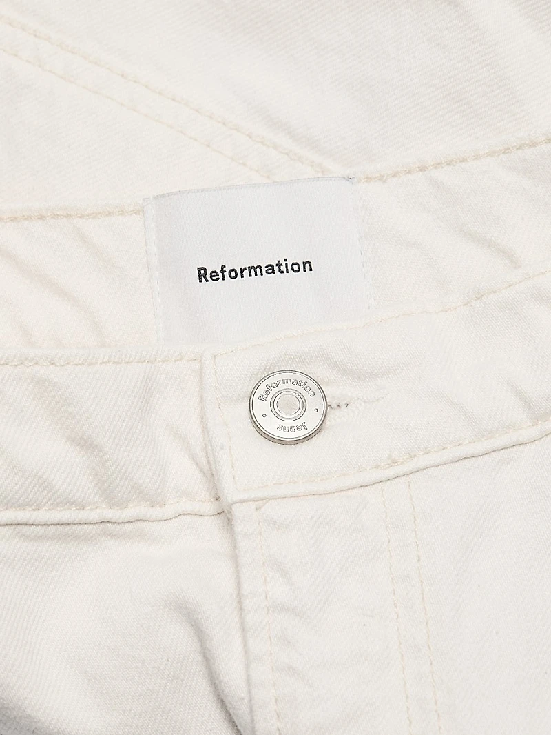 Blake High-Rise Utility Denim Shorts