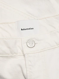 Blake High-Rise Utility Denim Shorts