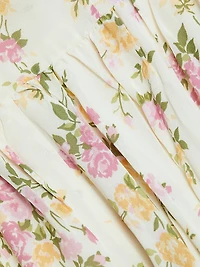 Irisa Floral Flounce Maxi Dress