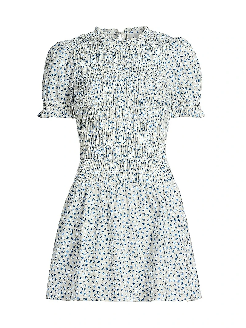Leannah Floral Smocked Minidress
