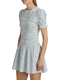 Leannah Floral Smocked Minidress