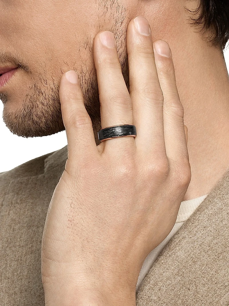 Streamline Band Ring 18K Rose Gold