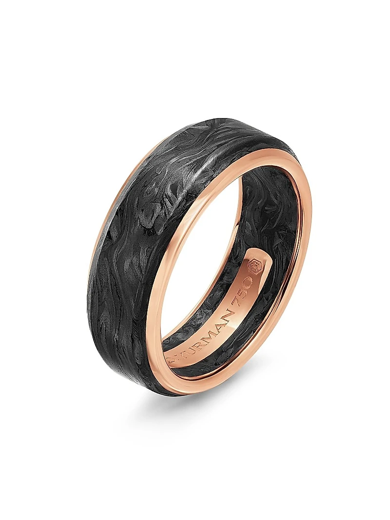 Streamline Band Ring 18K Rose Gold