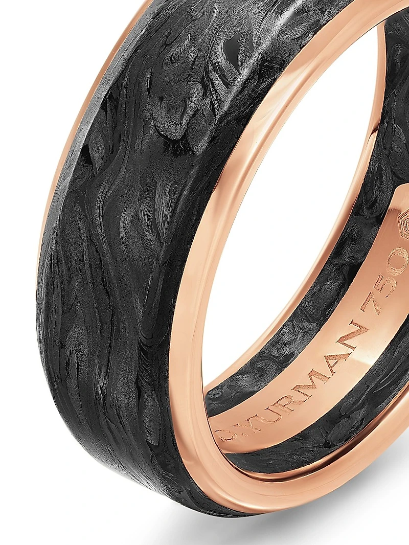 Streamline Band Ring 18K Rose Gold