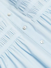 Maggio Stretch Cotton Midi-Shirtdress