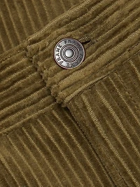 Corduroy Cotton A-Line Miniskirt