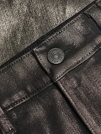 Le Sleek Straight Faux Leather Pants