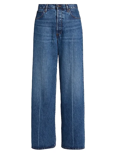 The Collegiate Wide-Leg Jeans