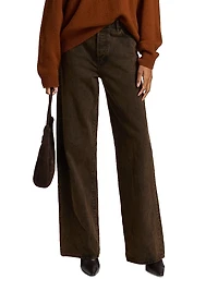 The Collegiate High-Rise Wide-Leg Jeans