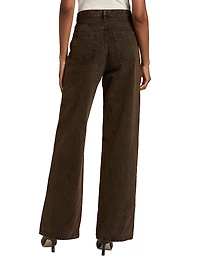 The Collegiate High-Rise Wide-Leg Jeans