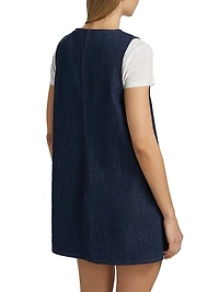 The Pinafore Denim Minidress