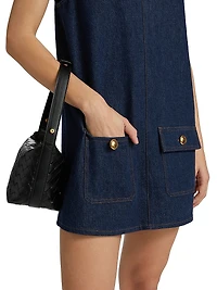 The Pinafore Denim Minidress