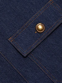 The Pinafore Denim Minidress