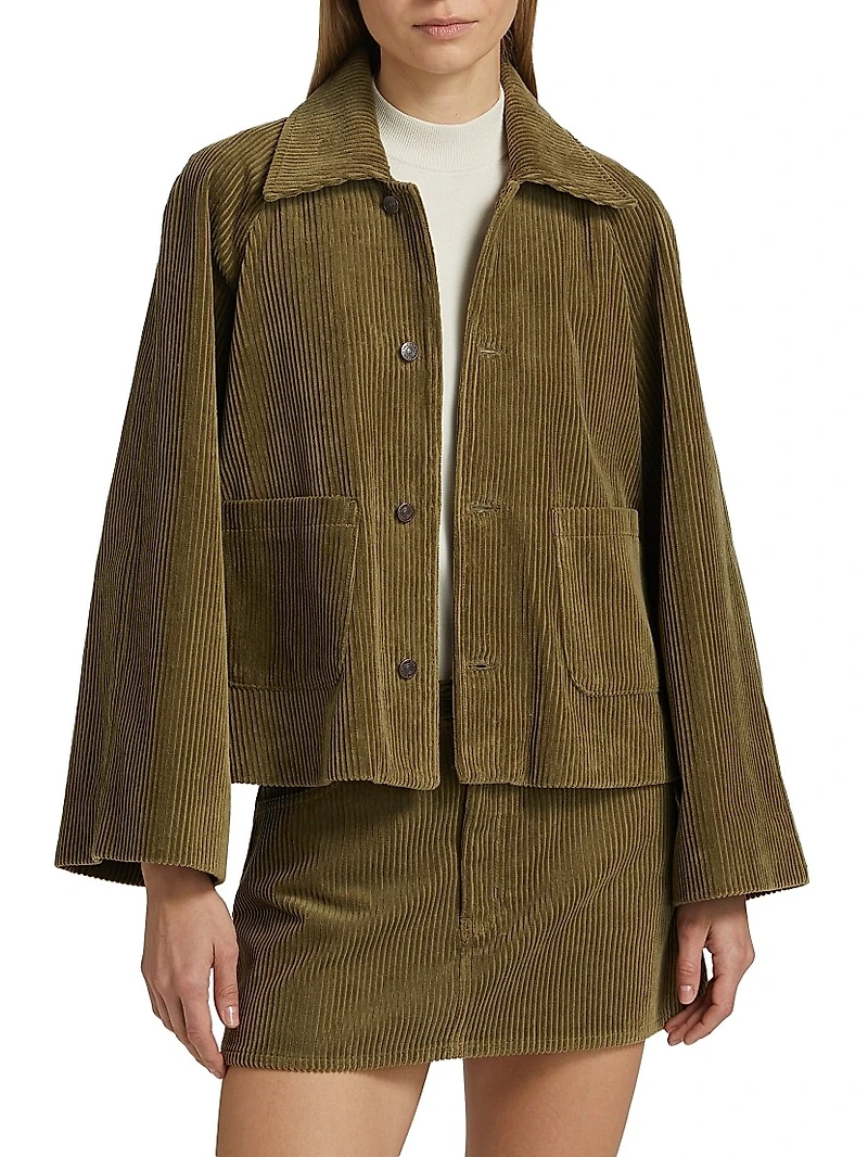 The Corduroy Cotton Swing Jacket