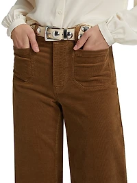 Le Slim Palazzo Modernist Pocket Pants