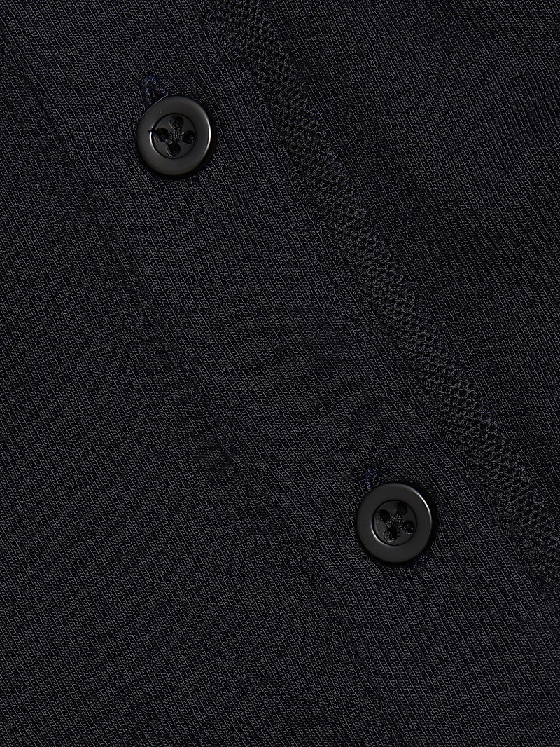 The Mesh-Trim Polo Shirt