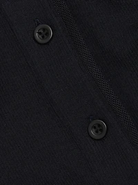 The Mesh-Trim Polo Shirt