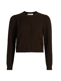 The Ladder Pointelle Cardigan