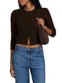 The Ladder Pointelle Cardigan