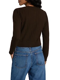 The Ladder Pointelle Cardigan