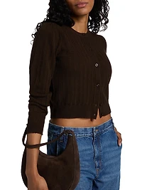 The Ladder Pointelle Cardigan