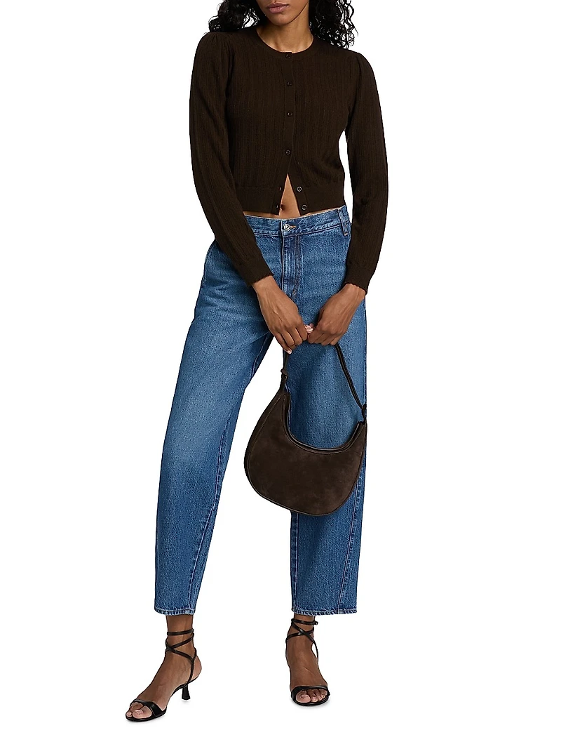 The Ladder Pointelle Cardigan