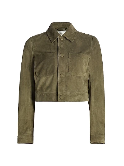 The Small Suede Crop Jacket