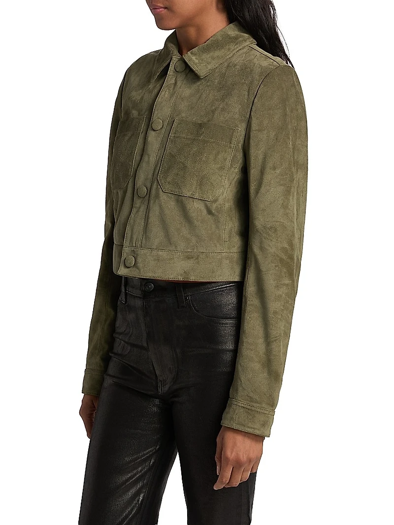 The Small Suede Crop Jacket