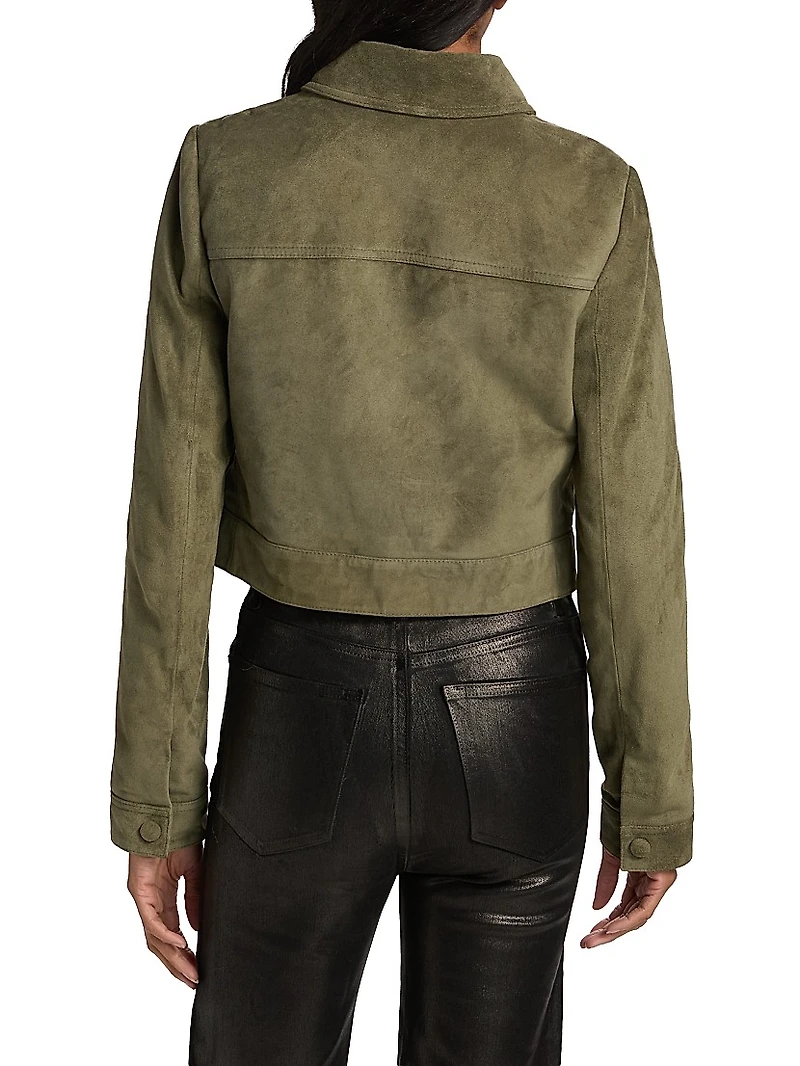 The Small Suede Crop Jacket