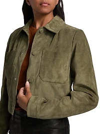 The Small Suede Crop Jacket